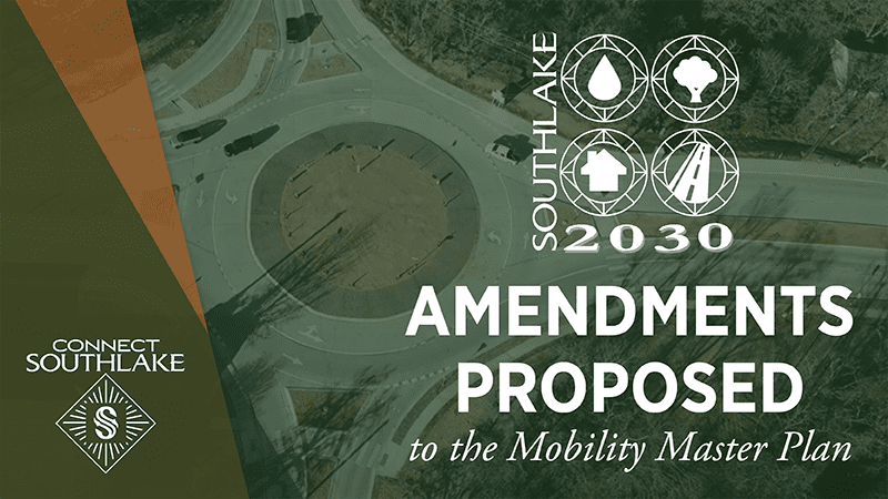 Amendments Proposed to Mobility Master Plan