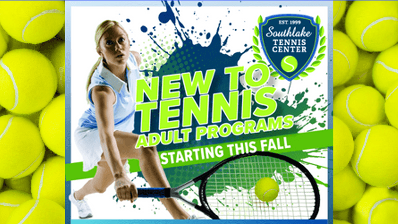 Tennis Center Fall Programs Graphic